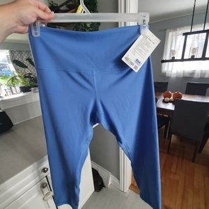 NWT Size 12 Blue lululemon Align High Rise Crop 23"